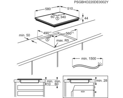 ELECTROLUX KIS62453I indukciona ploča