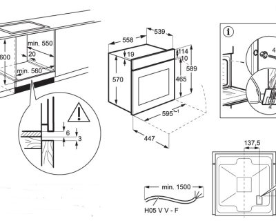 ELECTROLUX KOD5H70BX ugradna rerna