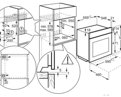 ELECTROLUX KOAAS31WT ugradna rerna