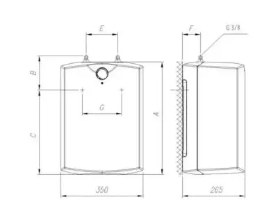 GORENJE GT10-U, niskomontažni bojler sa pritiskom