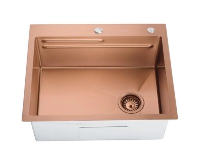 SANDONNA HD6050 INOX KOPER + DOZER ZA DETERDŽENT KOPER + KORPICA KOPER + DASKA ZA REZANJE