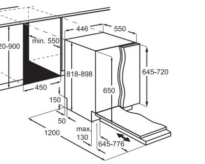 AEG FSE73527P sudomašina za element 45cm