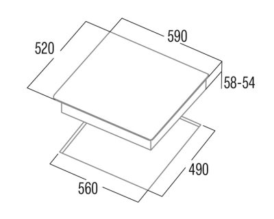 CATA IB 6303 E2 BK indukciona ploča