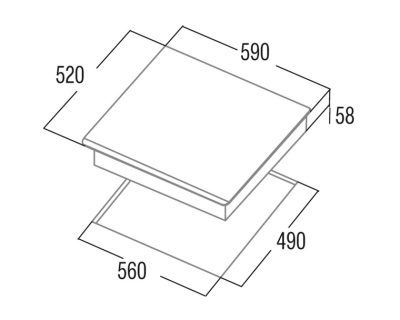 CATA INSB 6003 E2 BK indukciona ploča