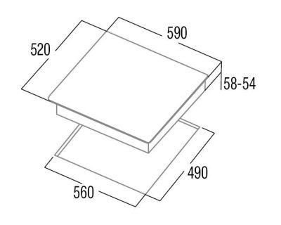 CATA IB 6304 E2 BK indukciona ploča