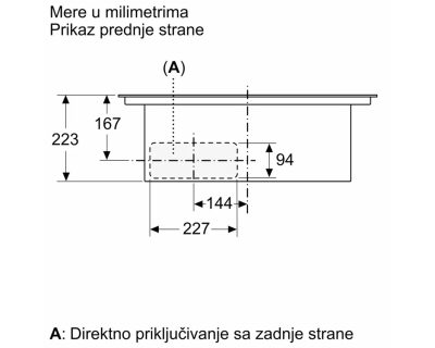 BOSCH PVS611B16E indukciona ploča sa integrisanim aspiratorom širine 60cm