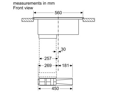 BOSCH PVS611B16E indukciona ploča sa integrisanim aspiratorom širine 60cm