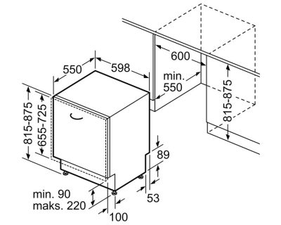 BOSCH SMV4HTX00E sudomašina za element 60cm