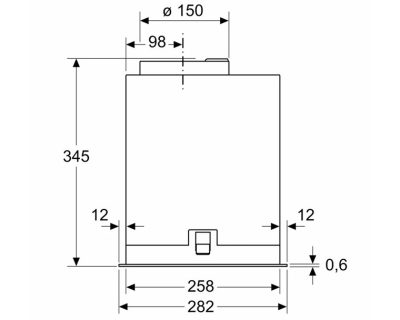 BOSCH DLN56AC60 ugradni aspirator