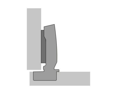 HETTICH ŠARKE SENSYS 110° SILENT