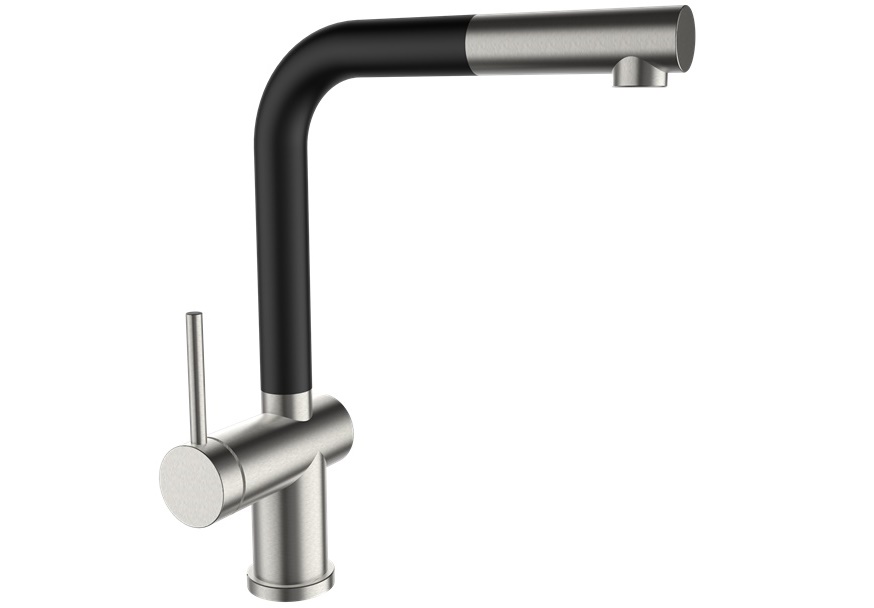 sandonna-riva-crna-inox-sa-tusem- Slavina SANDONNA RIVA CRNA/INOX