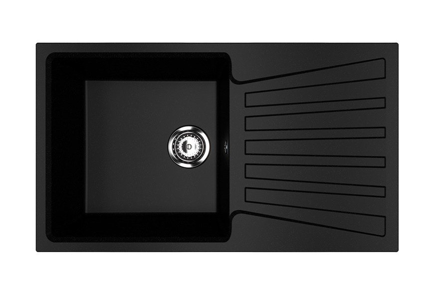 granitna-sudopera-ulgran-u-703-344-crna-mat- Granitna Sudopera ULGRAN U-703