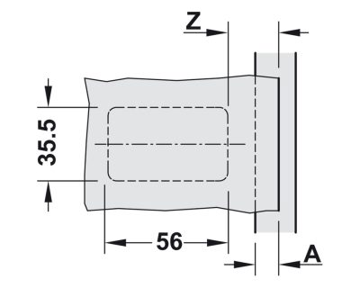 GRASS ŠARKE MIRRO 125° ZA STAKLENA VRATA