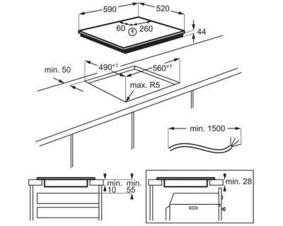 ELECTROLUX EIT60433CT SaphirMatt® indukciona ploča