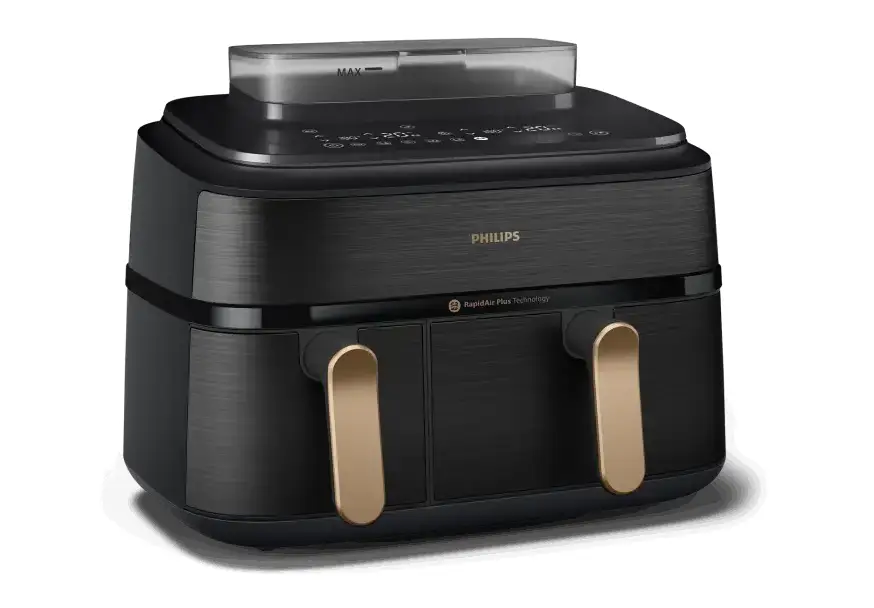 airfryer-friteza-na-vruc-vazduh-sa-dve-korpe-philips-NA552 PHILIPS NA552/00 serije 5000 air fryer sa dve korpe