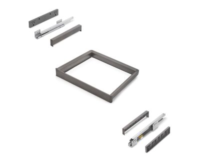 EMUCA QUARTZ RAM SA KLIZAČIMA ZA AKSESOARE