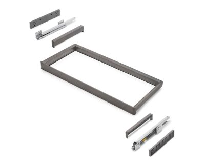 EMUCA QUARTZ RAM SA KLIZAČIMA ZA AKSESOARE