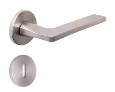 Kvaka za vrata sa rozetom ALBURY nikl mat