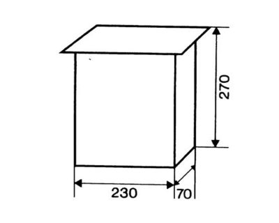 POŠTANSKO SANDUČE TIP I-641 kovani