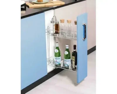 izvlačna žičana korpa za flaše sa teleskopskim klizačima