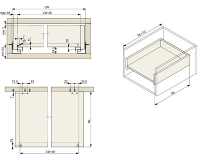 SKRIVENI KLIZAČ HRANIPEX RIEX NU31 SLOWMOTION