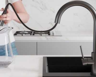 Slavina KANDO P0901 GUN METAL sa tušem