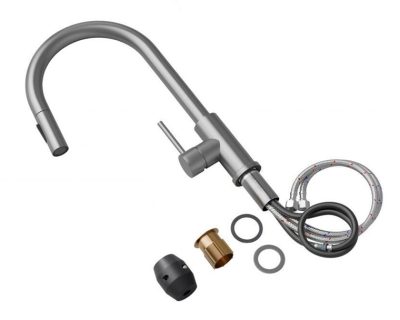 Slavina KANDO P0901 GUN METAL sa tušem