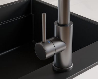 Slavina KANDO P0901 GUN METAL sa tušem