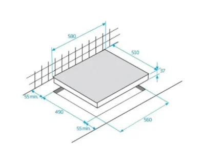 BEKO HIC64402T staklokeramička ploča