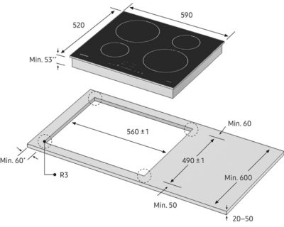 SAMSUNG NZ64M3NM1BB/OL indukciona ploča