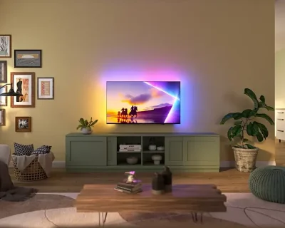 PHILIPS 55PUS8400/12 TV QLED AMBILIGHT SMART 55″