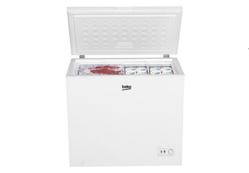 horizontalni-zamrzivac-beko-CF200EWN-otvorena-vrata BEKO CF200EWN horizontalni zamrzivač 200 litara
