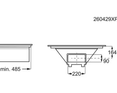 ELECTROLUX KCC83410CT indukciona ploča sa integrisanim aspiratorom širine 80cm