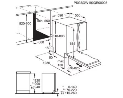 ELECTROLUX KHGB9400L sudomašina za element 60cm