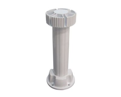 NOGICA ZA NAMEŠTAJ PVC BELA MONO