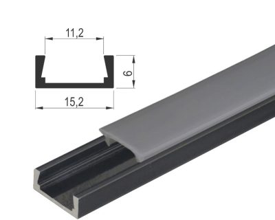 LED PROFIL N 1506 NADGRADNI SA DIFUZOROM