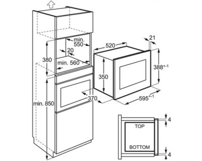ELECTROLUX LMS4253TBX ugradna mikrotalasna