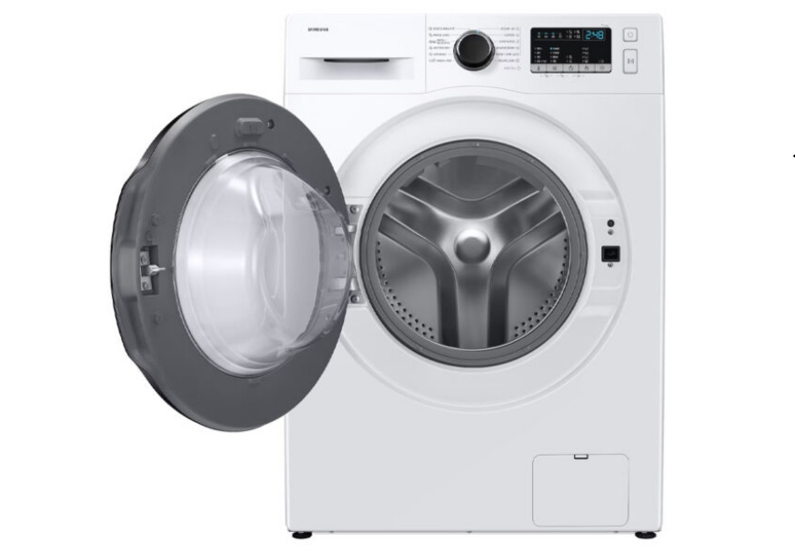 masina-za-pranje-i-susenje-vesa-samsung-wd80hg4u04bele-otvorena-vrata SAMSUNG WD80HG4U04BELE mašina za pranje i sušenje veša 8/6kg, 1400 obrtaja