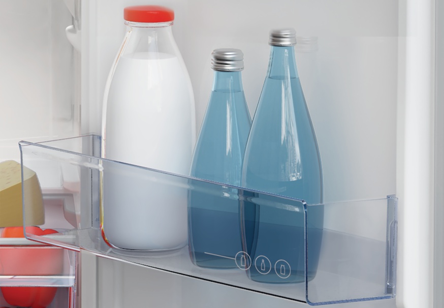 samostojeci-frizider-beko-RSSE265K40SN-vrata- BEKO RSSE265K40SN samostojeći frižider visine 146cm
