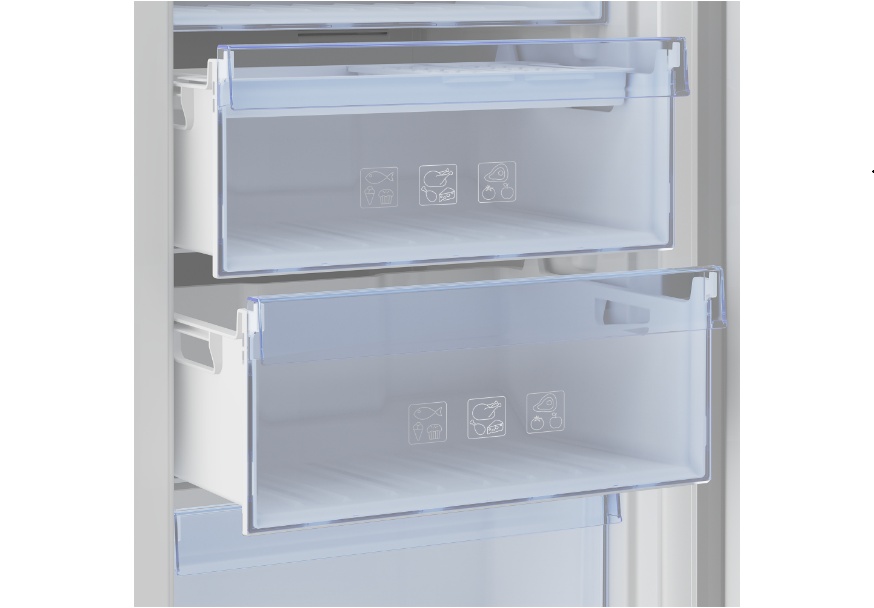 samostojeci-vertikalni-zamrzivac-beko-RFNE290L41WN-fioke BEKO RFNE290L41WN samostojeći zamrzivač sa fiokama visine 171cm