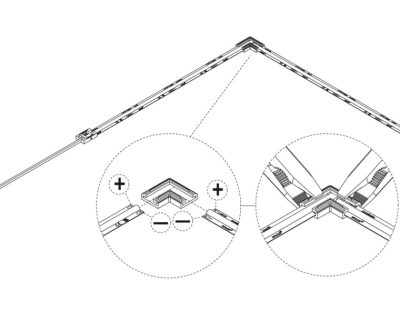 LED TRAKA KONEKTOR LYNX Z 90°