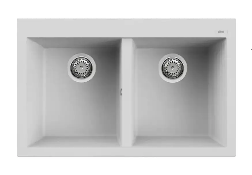 granitne-sudopere-elleci-quadra-350-bianco-g68-lgq35068 Granitne sudopere ELLECI QUADRA 350 790x500mm GRANITEK