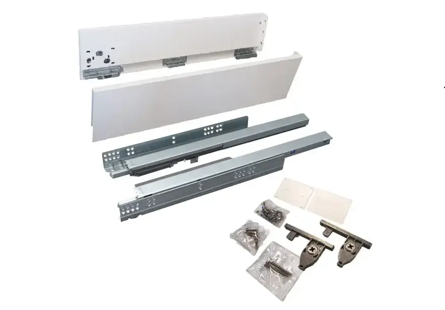 klizac-sa-metalnom-stranicom-dtc-s-bela SLIM FIOKA SA DUPLIM ZIDOM DTC S 126mm