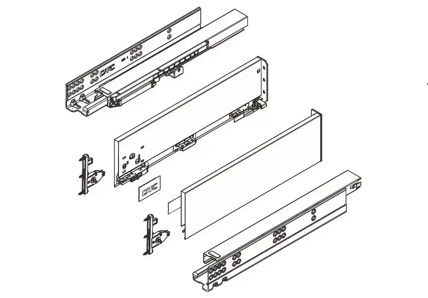 klizac-sa-metalnom-stranicom-dtc-s-set SLIM FIOKA SA DUPLIM ZIDOM DTC S 126mm