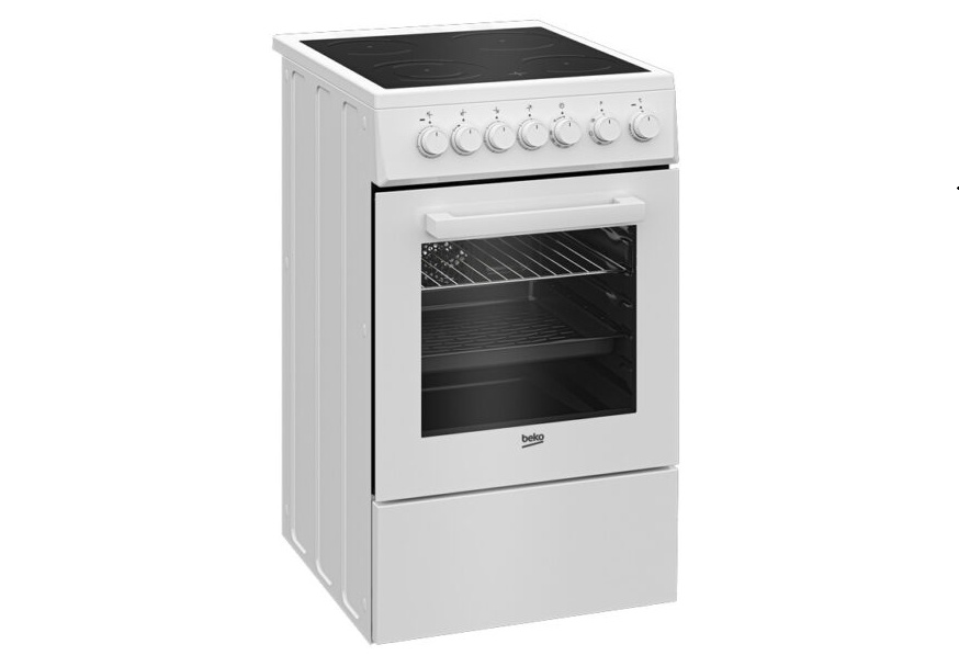 sporet-sa -staklokeramickom-plocom-beko-fse-57110-gw- BEKO FSE 57110 GW šporet staklokeramička ploča širine 50cm