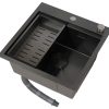 SANDONNA HD5050R INOX CRNA + KORPICA CRNA + DALJINSKI PODIZAČ REŠETKE