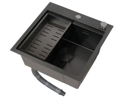 SANDONNA HD5050R INOX CRNA + KORPICA CRNA + DALJINSKI PODIZAČ REŠETKE