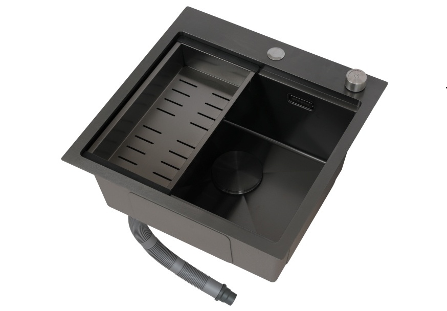 sudopera-sandonna-hd5050r-inox-crna-sa-daljinskim-podizacem-resetke SANDONNA HD5050R INOX CRNA + KORPICA CRNA + DALJINSKI PODIZAČ REŠETKE
