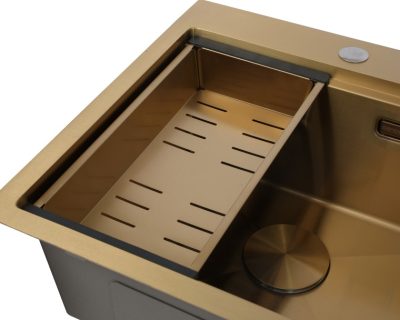 SANDONNA HD5050R INOX ZLATNA + KORPICA ZLATNA + DALJINSKI PODIZAČ REŠETKE