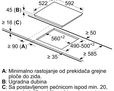 BOSCH PKF611BB2E staklokeramička ploča